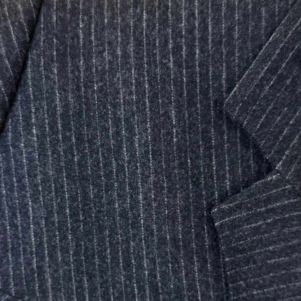 Hugo Boss Mens 38R Blazer Guabello Wool Cashmere Pinstripe Sport Coat Charcoal‎